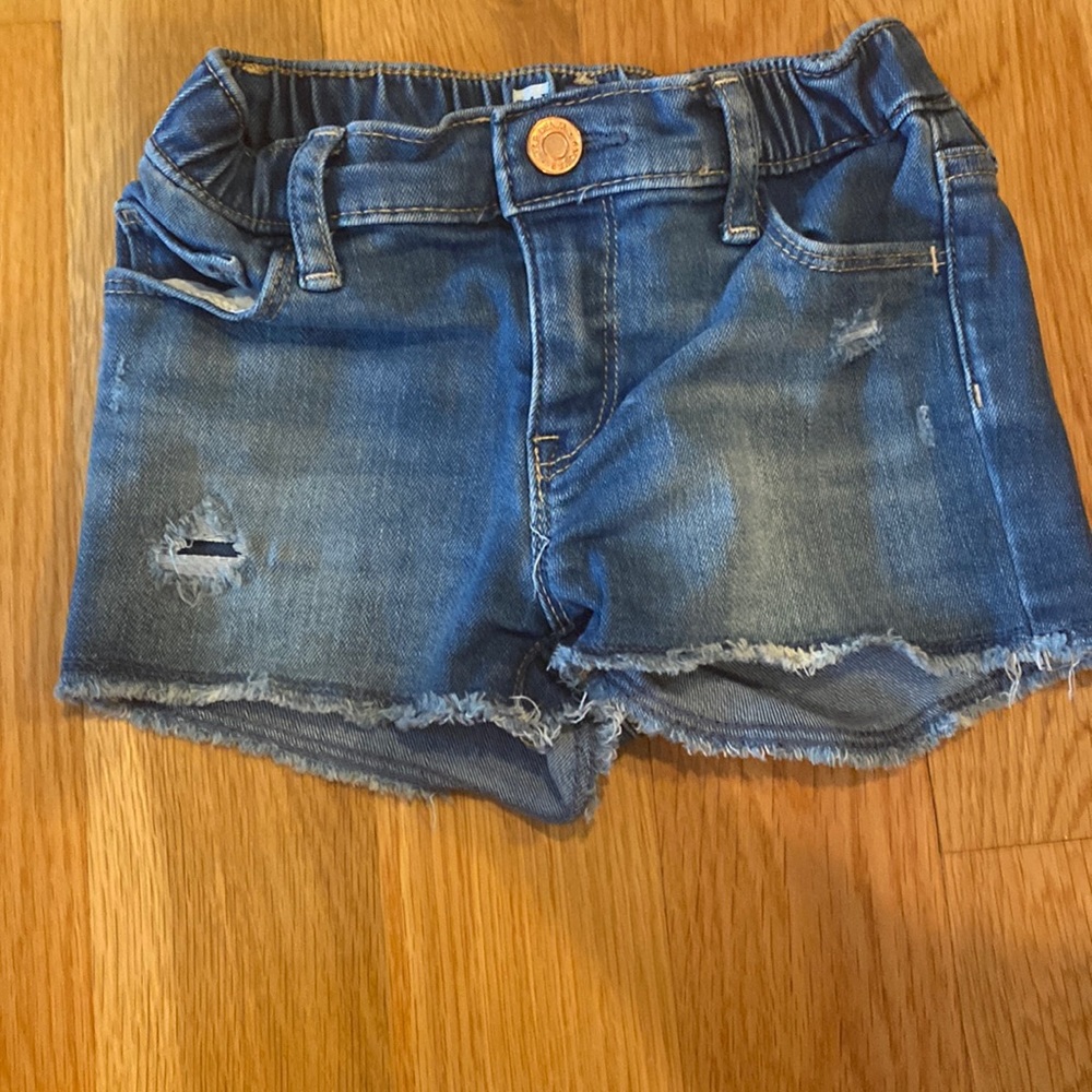 Girls gap size 5 short cutoff denim shorts